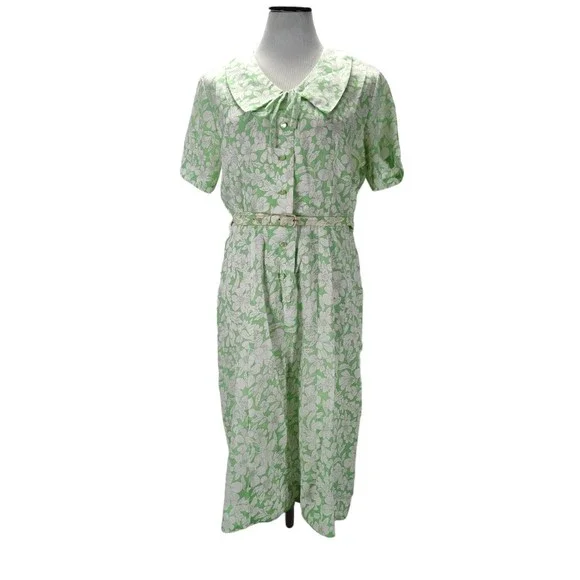 knee length dresses for ladies Vintage Inspired Black Shirtwaist Midi Dress 311301 – Xiaolizi